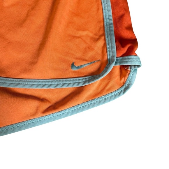 Lot Of 2 Nike Shorts Womens Small Dri-Fit Athletic Gym Running Orange Black - Picture 3 of 12